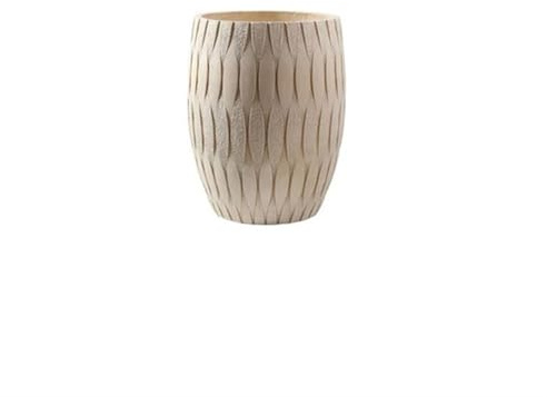 MYUYEE Pots de Fleurs Extra Larges pour intérieur Salon Balcon hôtel jardinière de Sol Plante Verte Oiseau de Paradis conteneurs pour Plantes (Blanc S),Blancs