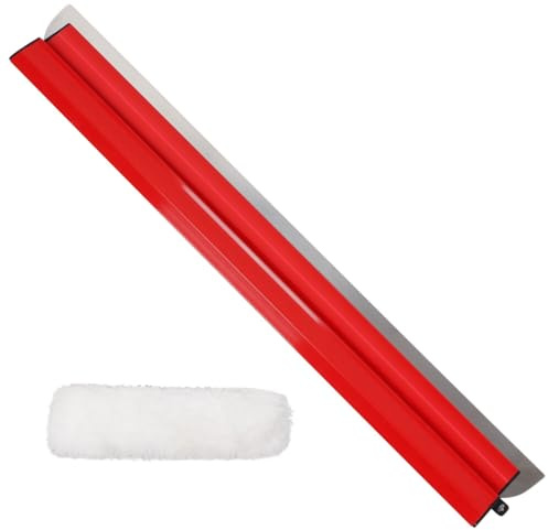 39.4” Drywall Skimming Blade, Stainless Steel Smoothing Blade, Drywall Putty Scraper Knife, Wall-Board Knockdown Spatula For, Plasterboard Wipe Down Smoothing Knife