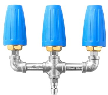 Ugello Per Idropulitrice, Capacità Di Pulizia Migliorata, Acciaio Inossidabile, Idropulitrice A Ugello -bo, Punte Per Spruzzatore A D'acqua Con Rotazione A 360°, Connessione Facile,