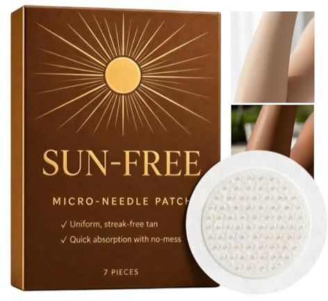 Mikronålsplåster För Självbrunare 7 Stycken Självbrunande Mikronålsdynor | Liten Förpackning Mikronålsplåster Brun Utan Sol För Kropp Ben Och Armar Hemma Inomhus Utomhus Under
