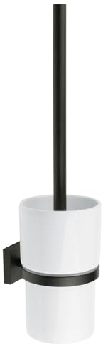 SMEDBO HOUSE WC-Bürste Garnitur Bürstengarnitur Toilette Set schwarz Porzellan RB333P