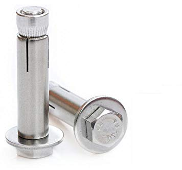 JINYONGFA Tornillo de expansión Interior de Acero Inoxidable 304, Perno de expansión Interior de Pared Hexagonal Exterior, M10 * 90 mm (5 Piezas)-M12 * 80 mm (3 Paquetes)