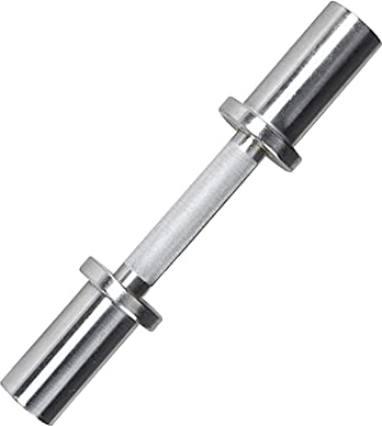 YRHH Kurze Langhantelstange, Edelstahlhantelstange Mit 2 Sicherungsringen, Sehr Gut Geeignet Für Aufwärmübungen Und Kraftübungen Wie Arme-50cm