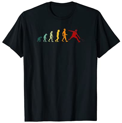 Badminton Badmintonspieler Squash Evolution T-Shirt