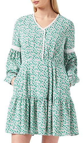Louche Noomi-Mint-Blossom Robe, Vert, 42 Femme
