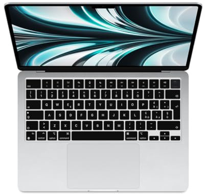 MMDW Italian Language Silicone Keyboard Cover for MacBook 2026 Neo 13(A18)& Air13.6 15(M5-M2) & Pro14 16(M5-M1) A3404 A3448 A3449 with touch ID, EU Layout
