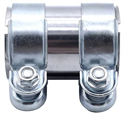 1 PC SHLPDFM Stainless Steel Pipe Connector Universal Exhaust system Clamps 60*95 mm 2.0 TFSI Compatible with VW Audi Seat Skoda Seat 12793501 1K0253141 7H0253141 1K0253141C