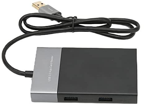 Bewinner XQD Kartenleser, 6 in 1 Kartenadapter Multifunktionskartenleser USB3.0 für XP 7 8 10 für Vista für für OS X