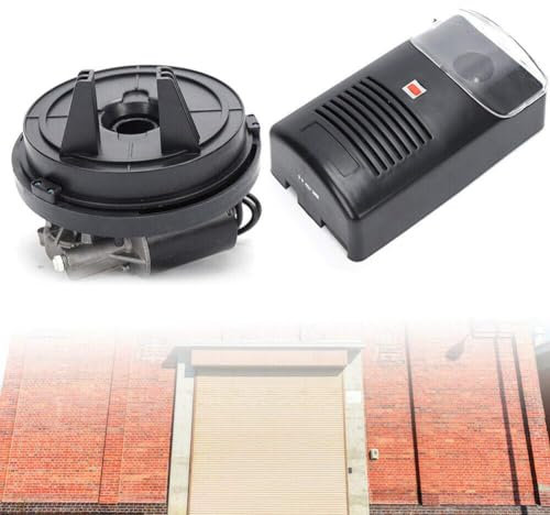 Garage Roller Door Opener, 16.4ft 250N Power Electric Rolling Shutter Remote Opener Built-in Motor - Automatic Shutter Door Remote for Garage