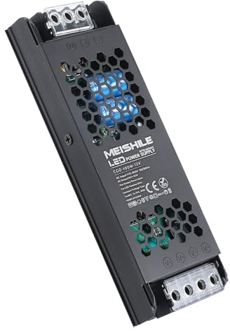 12V 100W Netzteil, LED Trafo, AC 220V auf DC 12 Volt, 8.5A LED Treiber, Flach Trafo, Konstantspannung Niedervolttrafo für LED Birnen und Lichtstreifen