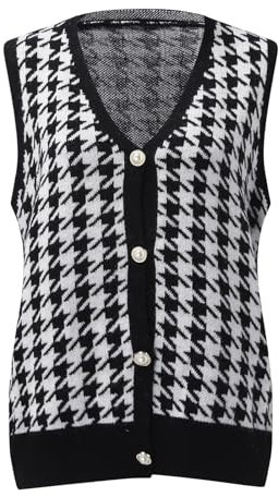 XUEJIANN Graue Lange Strickjacke Cardigan lose Strickpullover Mantel Top Mit Wasserfallkragen (Black, XL)