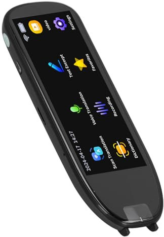 Translator Pen, Translation Pen for Dyslexia, Pen Scanner Text to Speech Device, Scan Reader Pen OCR Digital Pen Reader for Students Traveler Business
