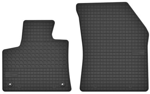 Wielganizator Automatten-Set – Passend für Peugeot 3008 II (2016-2024) – Gummimatten – Autozubehör – Auto Fußmatten – 2-teilig – Schwarz