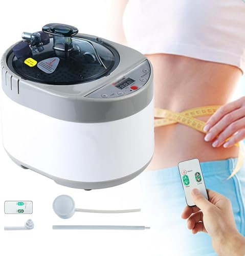 JMOZHCD Portable Sauna Steam Generator, 4L Body Fumigation Machine, Timing 99 Min/Adjustment 16 Levels Temperature/Automatic Power-off