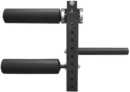 Leg Extension and Curl Machine Rack Attchment Seated Leg Rotary Extension Machine Leg Raise Machine 8 Position Adjustable with Plate Loaded for Lower Body Workout,Home Gym(1“ Aperture)