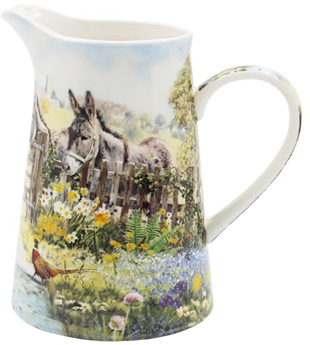 The Leonardo Collection Donkey Krug Macneil Studios für Zuhause & Büro | Stylischer Sahne- & Milchkännchen für den Mehrfachgebrauch in der Küche | Idealer Keramik- oder Glaskrug für Sahne, Soße