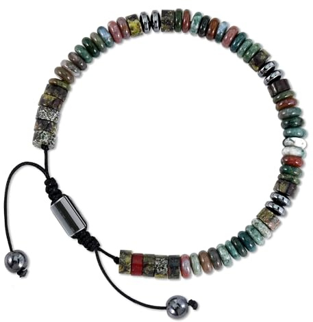Healing Crystal Bracelets Beaded Bracelets for Men Women-DragonBloodStone