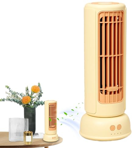 Oscillating Tower Fans,Bedroom Floor Fan | Powerful Portable Ventilator with 3-Speed Settings for Home Nursery Kitchen Office Garage Outdoor Dorm Room Basement Camping