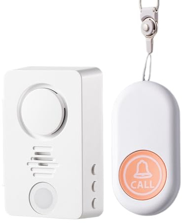 Sensori Da Letto Allarme Per Anziani, Campanello Wireless Senza Fili Per Avviso In Camera, Allarme Notte Per Bambini Adulti E Anziani Impermeabile Per Enuresi Notturna Indoor