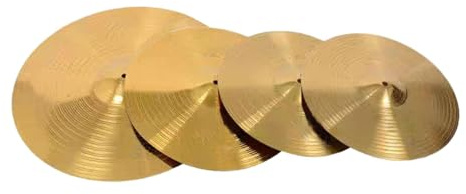 Generic Platillo de Batería, Accesorio para Instrumentos Musicales, Bateristas Principiantes, Platillos Hi-hat, Platillos de Práctica para Escenario, 14inch 16inch 20inch