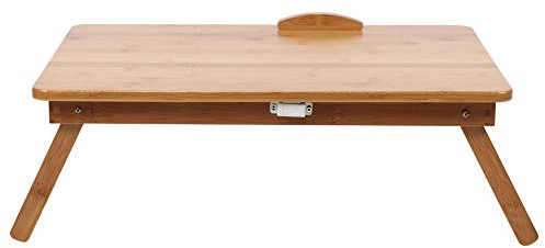 Moderner Stil Bambus Klappbett Computertisch Student Laptop Desk einstellbare Höhe