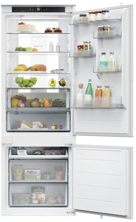 CANDY CNBQT5719DW - Frigorifero Combinato No Frost, Installazione da Incasso, 251 Litri, Classe energetica E