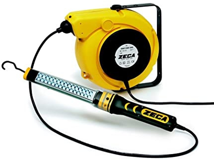 5907/329 24V AVVOLGICAVO CON LAMPADA PORTATILE A LED 329 24 V ZECA