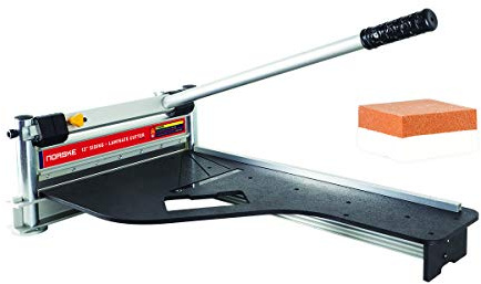 Norske Tools Newly Improved NMAP001 13 inch Laminate Flooring and Siding Cutter with Heavy Duty Fixed Aluminum Fence and Built-in Precision Angled Miter Settings