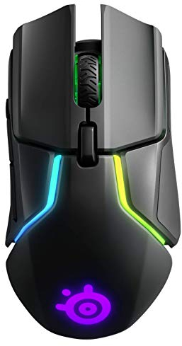 SteelSeries Rival 650 - Quantum Wireless Gaming-Maus - dualen optischen Sensor - einstellbarer Lift-off-Distanz - abstimmbaren Gewichtssystem