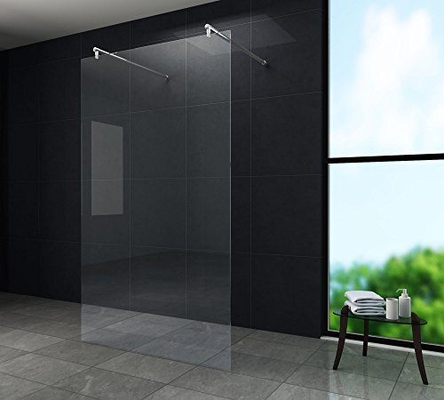 freistehende 10 mm Duschwand AQUOS-Dublo 180 x 200 cm