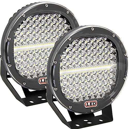 Willpower 294 W Barra Luminosa LED da Lavoro Spot Fascio Fuoristrada Impermeabile Antinebbia Luci da Condotta 12 V 24 V per Camion Barca Auto 4x4 ATV UTV SUV 4WD Nero