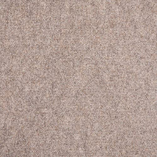 Teppichfliesen 50x50 selbstliegend Schatex Smartline Plus (4 Fliesen = 1m², 2001 Beige)
