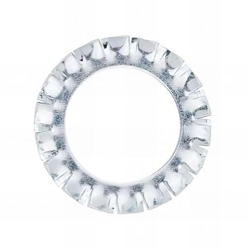 INDEX Brut rondelle éventail à denture extérieure - Zingué M14 - Boite de 100 - Vis, pointes, boulons