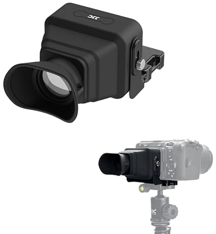 JJC Viseur LCD pour Appareil Sony FX30 FX3 avec Plaque de Base, Grossissement x3, Écran et Pare-Soleil