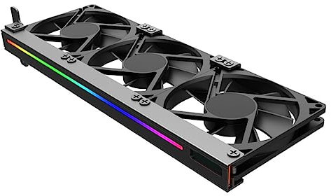 Uonlytech Graphic Card Cooling Fan Pin Argb Pci Auxiliary Radiator for Enhanced Gpu Cooling High Performance Easy Installation Direct Airflow for Heat Dissipation