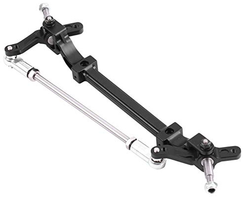 KIMISS Lesu 1/14 Aluminiumoy Lenkachse Aluminiumoyont End Lenkradachse für 1/14 RC Traktor LKW