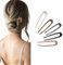 Forcella a forma di U, forcina francese forcella, per capelli Chignon Pins, per tutti i tipi di capelli di donne e ragazze styling accessori per capelli (5 pezzi)