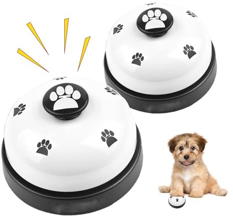 Trainingsglocken für Haustiere,2 PCS Hund Trainingsglocken Haustier-Trainingsglocken für Hundekatzen Türglocken für Hunde Pet klingel für Katzen und Hund Potty Training