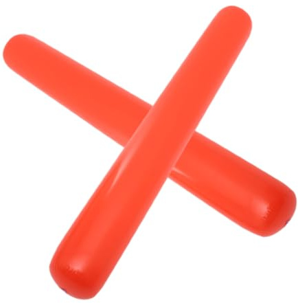 CHICAMPERA Aufblasbare Anfeuerungsstäbe 2 Stück 60cm Aus Pvc Lärmmacher Für Sportveranstaltungen Fußball Und Partys Tragbare Cheerleading Stöcke Für Outdoor Events