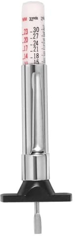 Medidor de profundidad de neumáticos para herramienta inteligente de medición de profundidad de neumáticos codificada por colores, calibrador digital