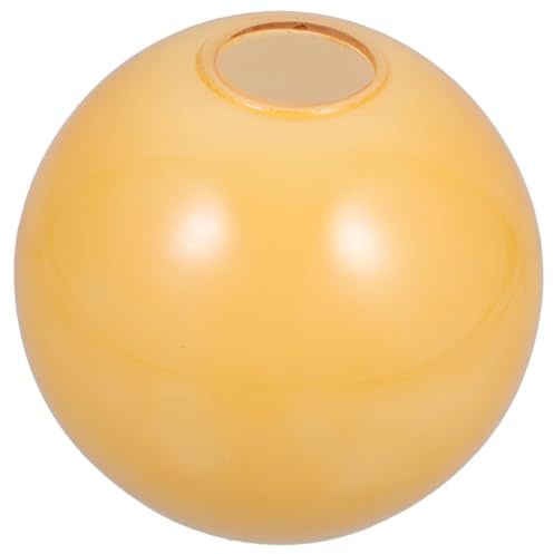 UTHCLO Abat-jour En Verre Double Trou Rond 150mm Couleur Crème Suspendre E27 Lampe Diy Remplacement Éclairage Intérieur