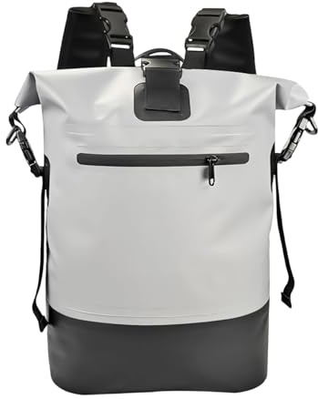 Pomurom Seesack | 25 l Roll-Top-Verschluss Outdoor-Tasche – Trocken-Rucksack | für Herren, Camping, Bergsteigen, Trekking, Strand, Fitnessstudio, Sport