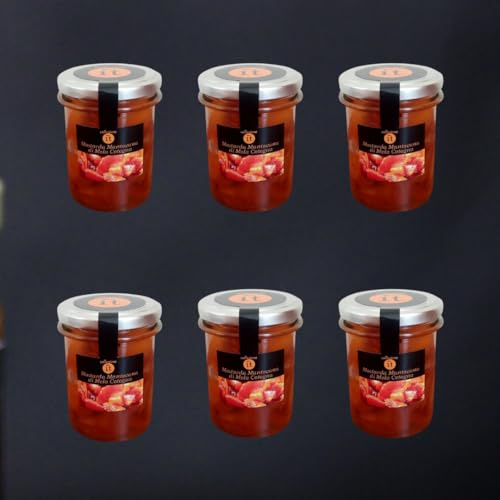 COLLEZIONE IT Mostarda di Mele Cotogne 220g - Autentica Conserva Italiana di Cotogne, Senza Conservanti, Confezione da 6