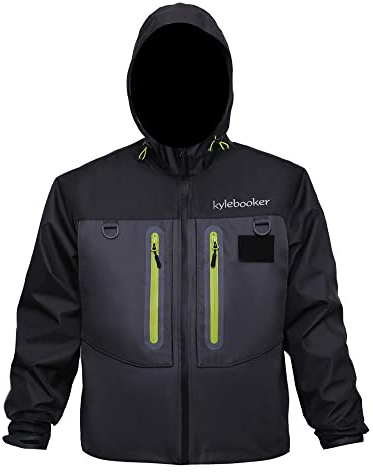 Kylebooker Watjacke zum Fliegenfischen, Outdoor-Aktivitäten, wasserdichte Watjacke für Damen und Herren