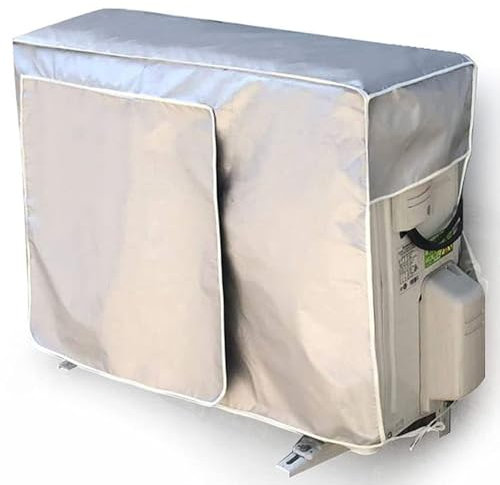 Coperchio di Protezione del Condizionatore D'aria, Copertura del Condizionatore D'aria Impermeabile Antipolvere Anti-Neve, Copertura del Condizionatore d'aria, per L'edilizia Domestica (86x35x60cm)