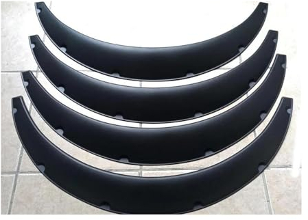 Parafanghi Per Auto Flessibili Universali Da 4 Pezzi Da 3,5/90 Mm Passaruota Extra Larghi