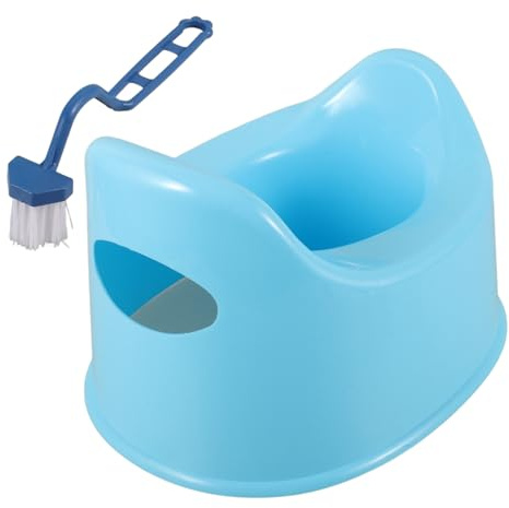 SHOWERORO Töpfchen Für Kleinkinder Tragbarer Toilettentrainer Robustem Kunststoff Komfortable Sitzfläche Für Und Zuhause Mit Praktischem Toilettenbürsten
