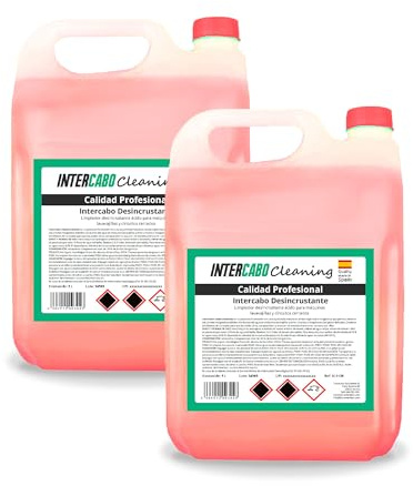 Desincrustante Profesional 2x5L • Limpiador Ácido Potente para Lavavajillas, Circuitos Cerrados y Calderas • Elimina Cal y Óxido • Mantenimiento Técnico con Alta Eficacia y Rendimiento - Intercabo