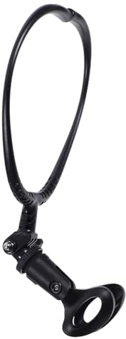 EPIGEIST Porte Micro Suspendu Autour du Cou en Plastique et Métal, Support de Microphone Ergonomique pour Micro de 24-45mm, Réduit les Vibrations, pour Performances Live et Streaming