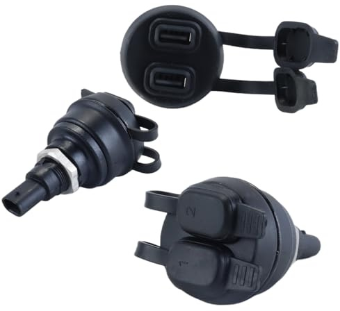 Durlo Cargador USB De 5 V Para Motocicleta, Adaptador De Corriente De Doble Puerto Para BMW R1200GS, R1250GS, R1250RT, R1200RT, R NineT, K1600GT, K1600GTL, K1300S Y K1300GT.